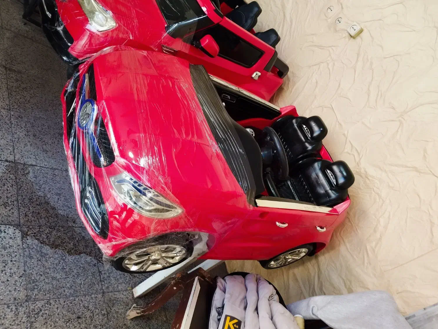 ماشین شارژی دونفر قدرتی بزرگ|اسباببازی بچه|ارومیه, |دیوار