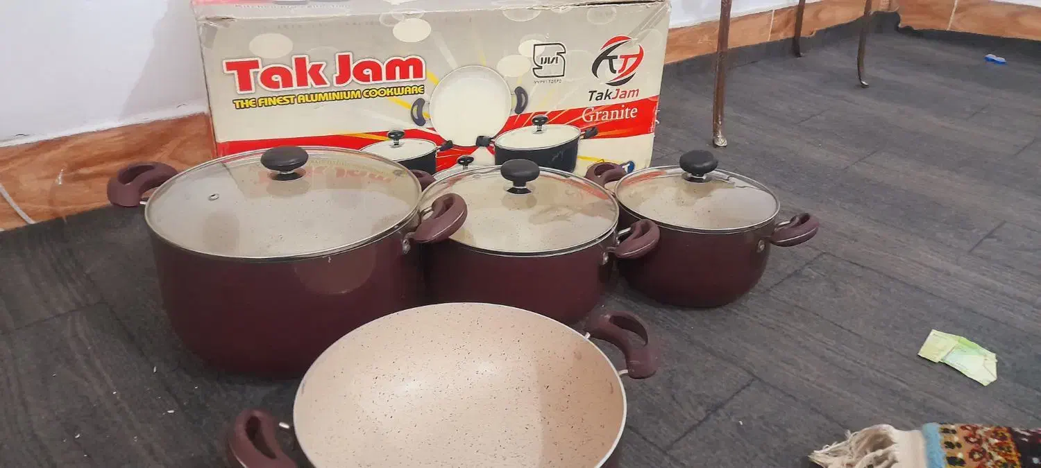 قابلمه ۷ پارچه ای چدن|ظروف پختوپز|نسیمشهر, |دیوار