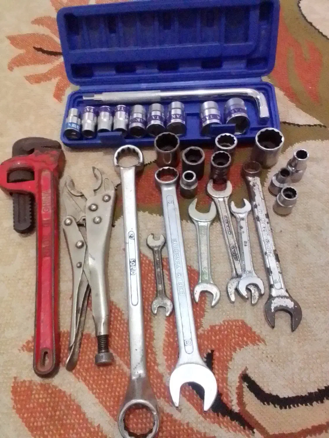 آچار تخت ورینگی آچار شلاقی انبر قفلی آچار بکس|ابزارآلات|تهران, دژکام|دیوار