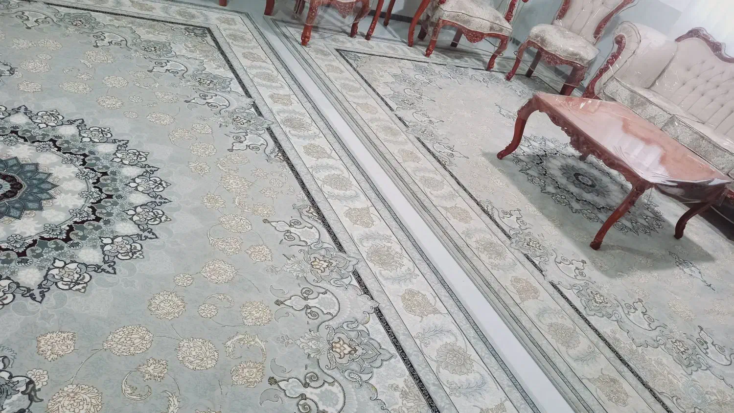 دو عدد فرش 12 متری نو|فرش|ساروق, |دیوار