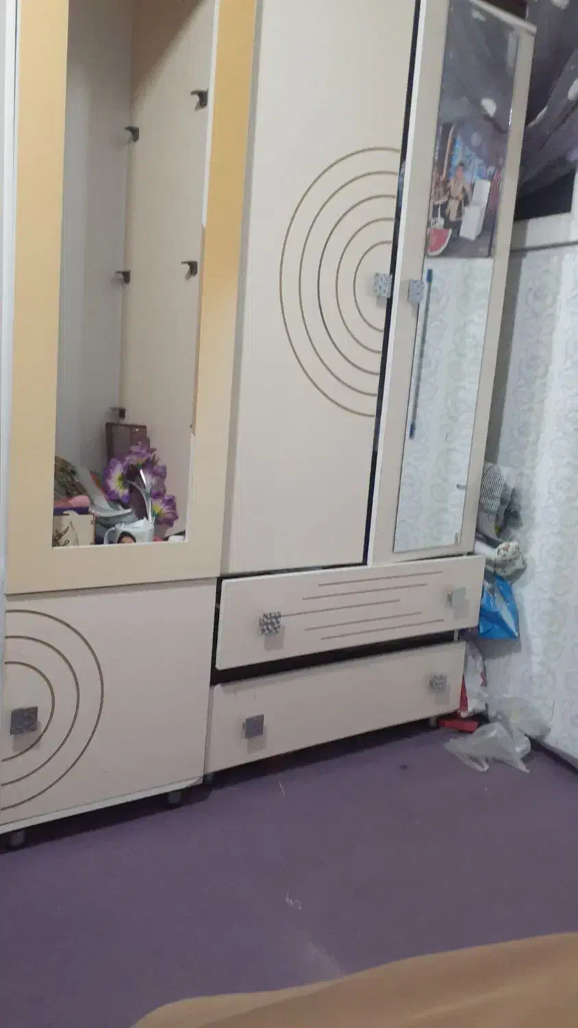 کمد لباس و ویترین|جاکفشی، کمد، دراور|مشهد, شهرک ابوذر|دیوار