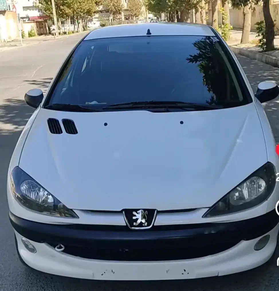 پژو 206جعبه دار v8مدل 1396|خودرو سواری و وانت|مهاباد (آذربایجان غربی), |دیوار