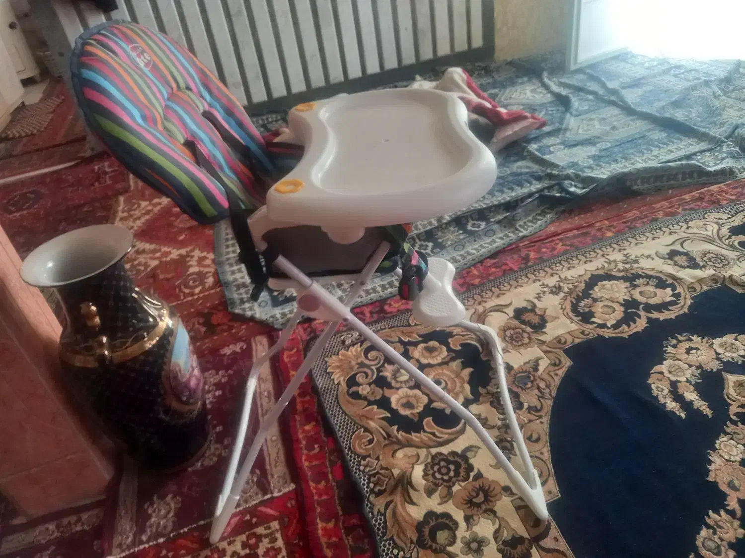 میز غذای کودک وکریر کودک|کالسکه و لوازم جانبی|بناب, |دیوار