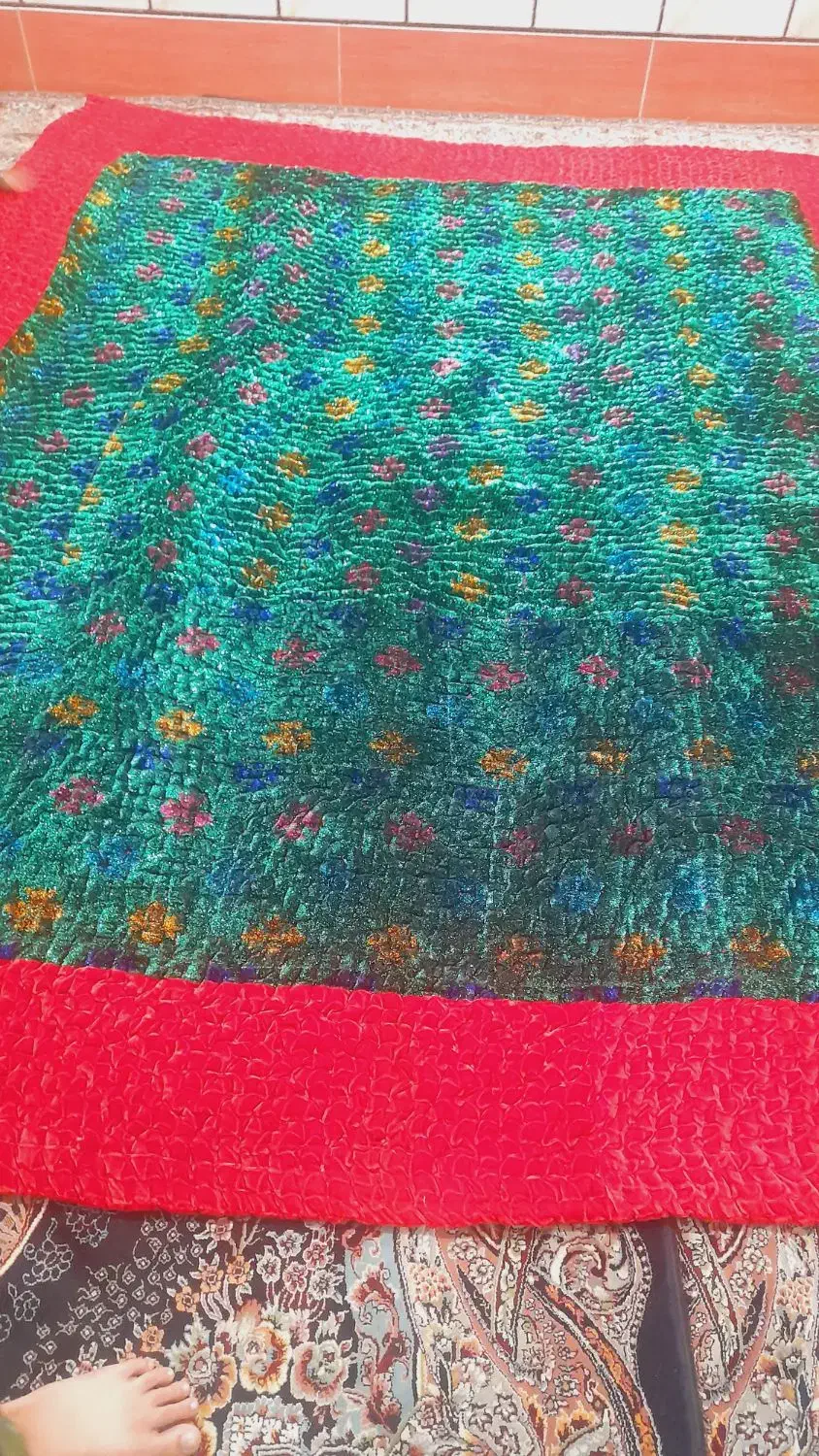 لحاف جهیزیه بدون استفاده در حد نو|رختخواب، بالش، پتو|زاهدان, |دیوار