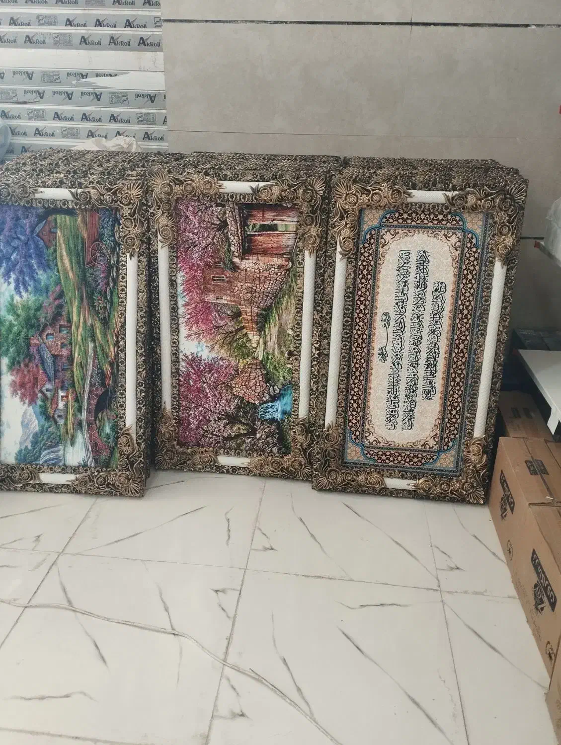 تابلو فرش ۱۲۰۰شانه|تابلو فرش|بجنورد, |دیوار