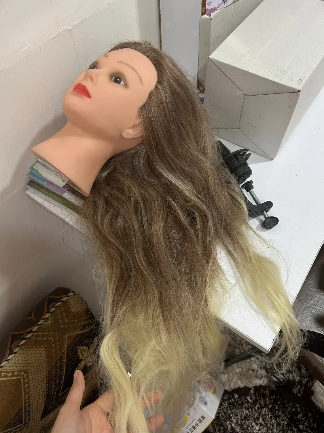 کله مانکن موی بلند|آرایشی، بهداشتی، درمانی|امیدیه, |دیوار