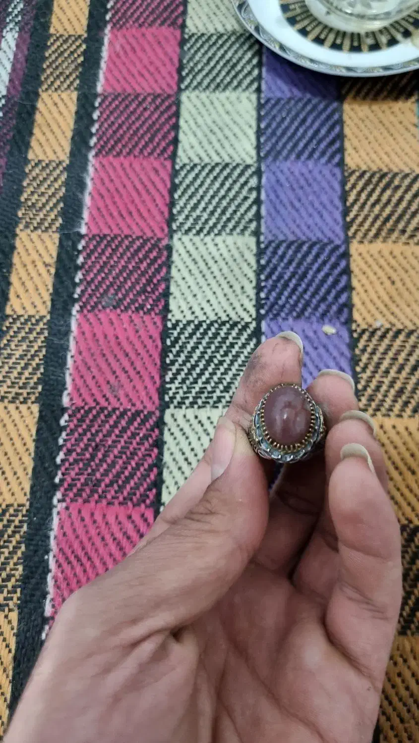 انگشتر با مهره خونین سلیمانی|جواهرات|شوش, |دیوار