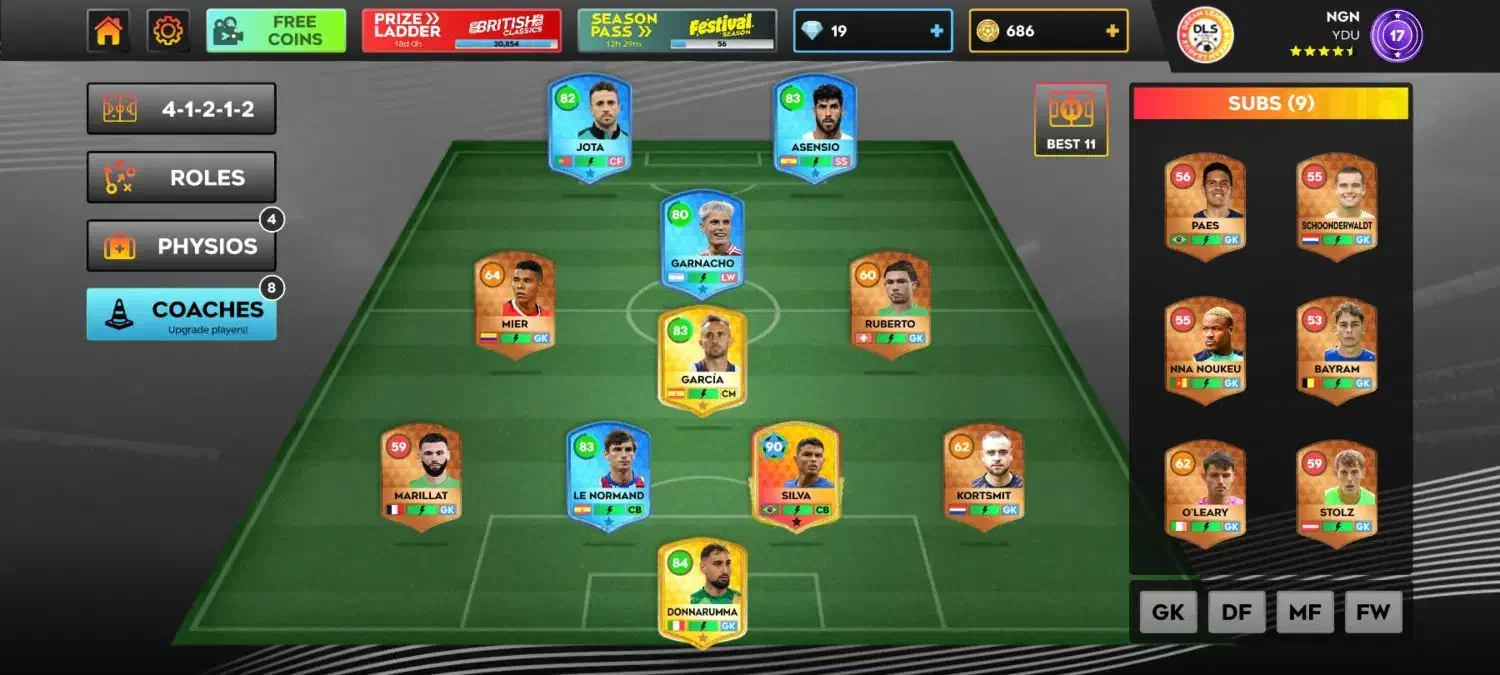 اکانت دریم لیگ ۲۰۲۵|کنسول، بازی ویدئویی و آنلاین|گیلوان, |دیوار