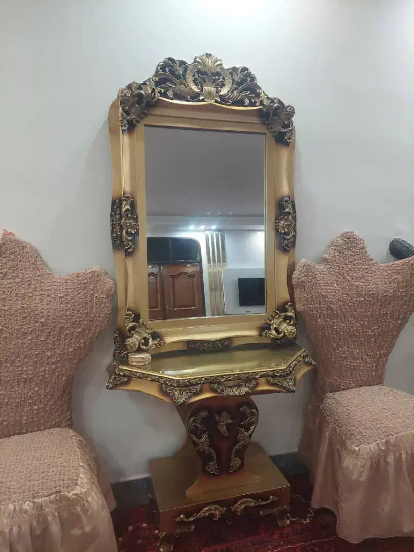 آینه وکنسول ومیزتلویزیون|بوفه، ویترین، کنسول|اهر, |دیوار