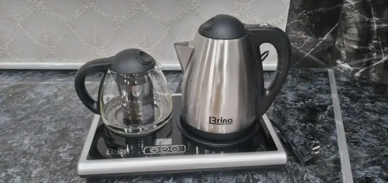 چای ساز مارک برینااصلی لمسی نو|سماور، چایساز، قهوهساز|تهران, کیانشهر|دیوار
