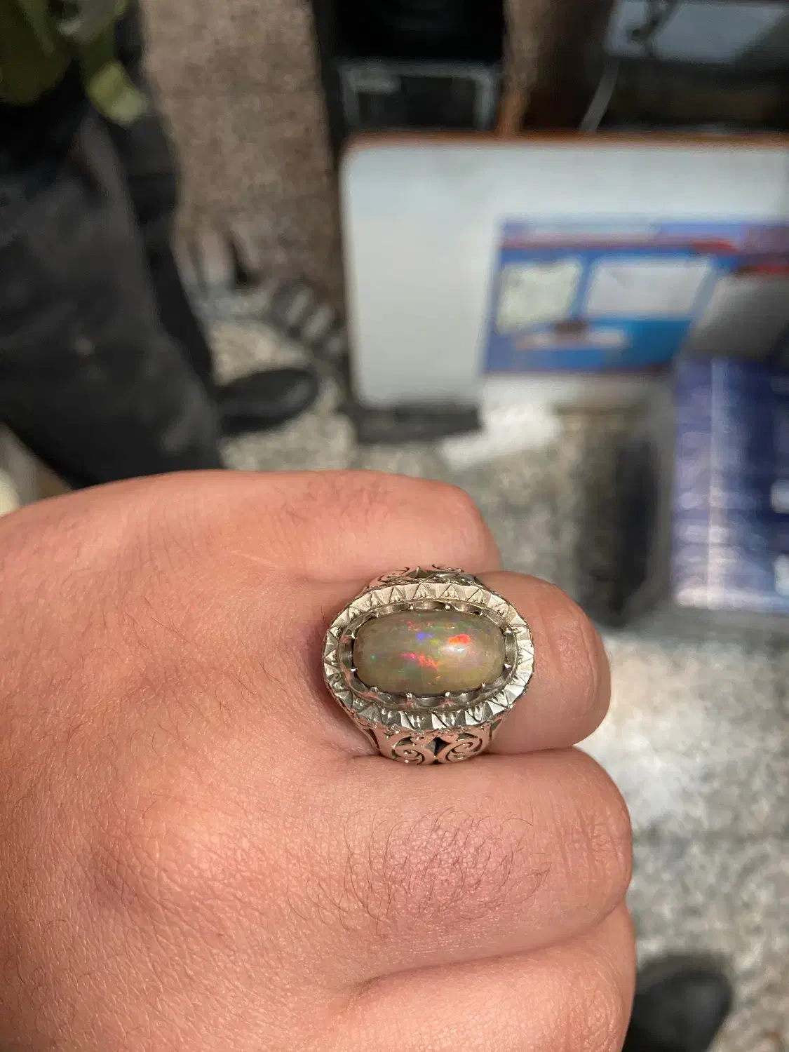 انگشتر اپال|جواهرات|خمینی‌شهر, |دیوار