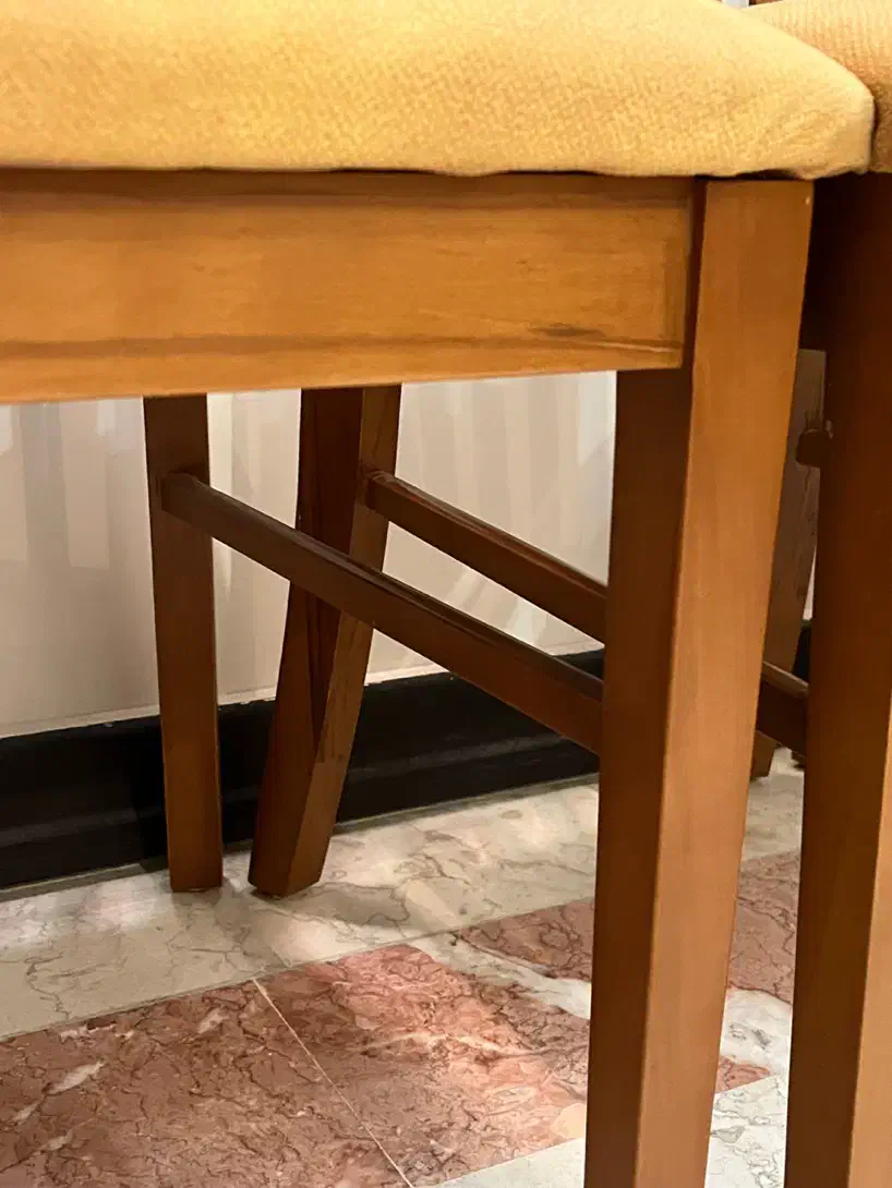 ۲ عدد صندلی قهوه ای-خردلی|صندلی و نیمکت|تهران, سازمان برنامه جنوبی|دیوار