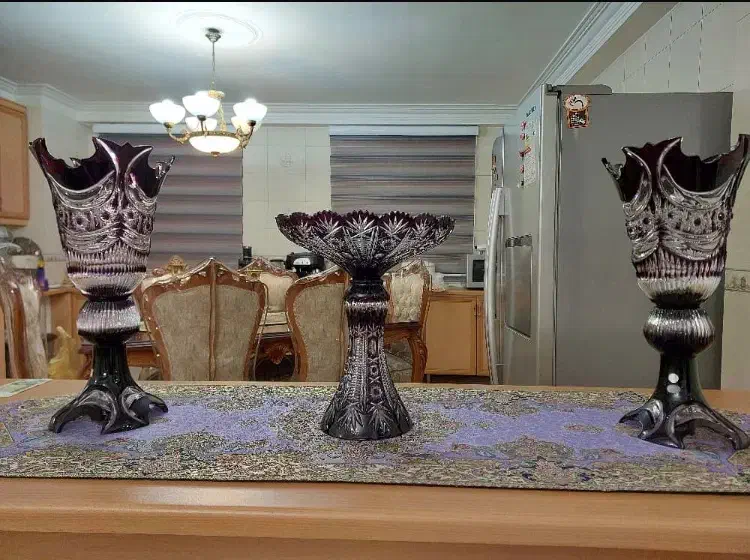 یکعدد میوه خوری و جام کریستال اصل چک|ظروف سرو و پذیرایی|تهران, صادقیه|دیوار