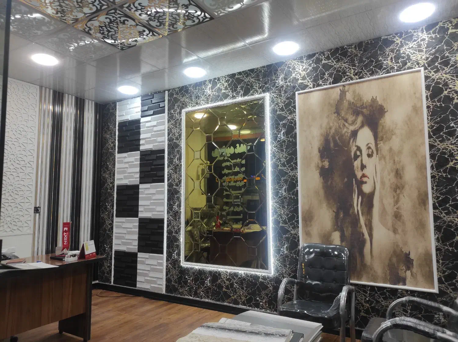 خدمات دکوراسیون داخلی کاغذ دیواری پوستر سه بعدی|خدمات پیشه و مهارت|ازنا, |دیوار