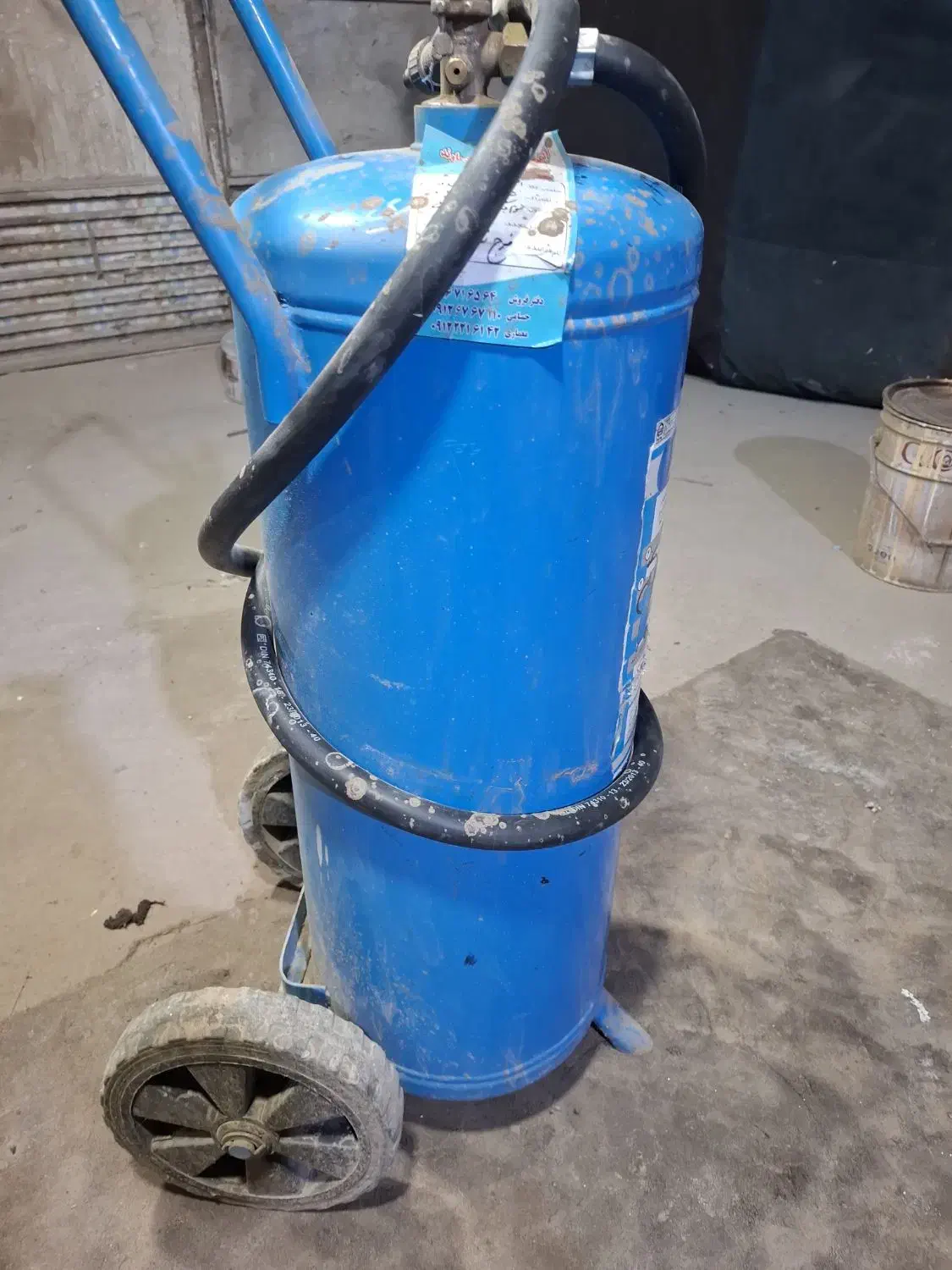 کپسول آتش‌نشانی ۵۰کیلویی اب وکف|ابزارآلات|چهاردانگه (تهران), |دیوار