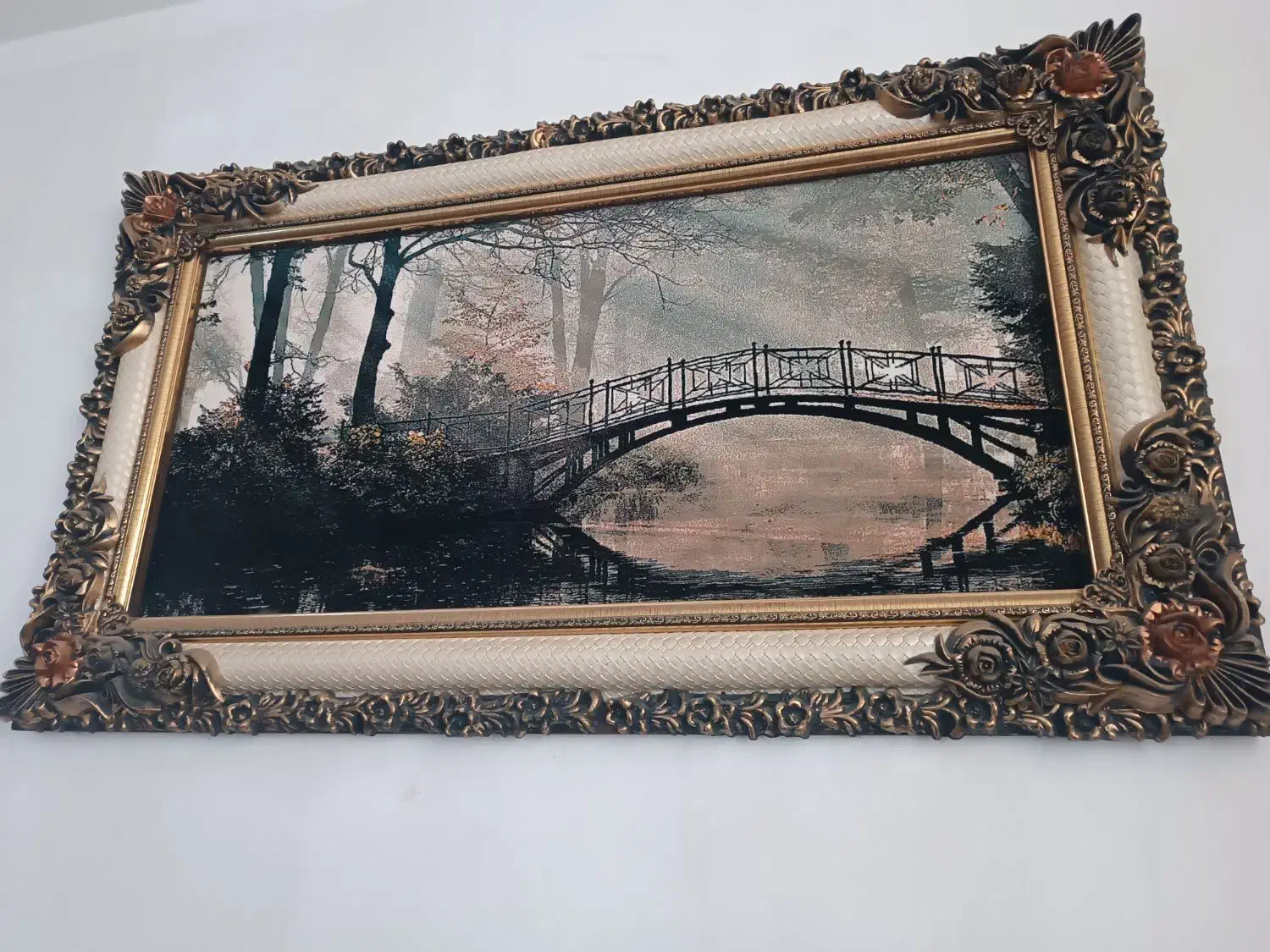 دو عدد تابلو سلطنتی بزرگ|تابلو فرش|خرم‌آباد, |دیوار