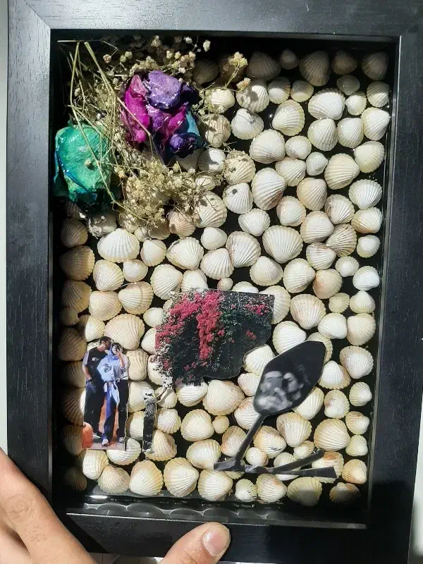 فروش تابلو رزینی گل جاودان سفارش اختصاصی|تابلو، نقاشی، عکس|گرگان, |دیوار