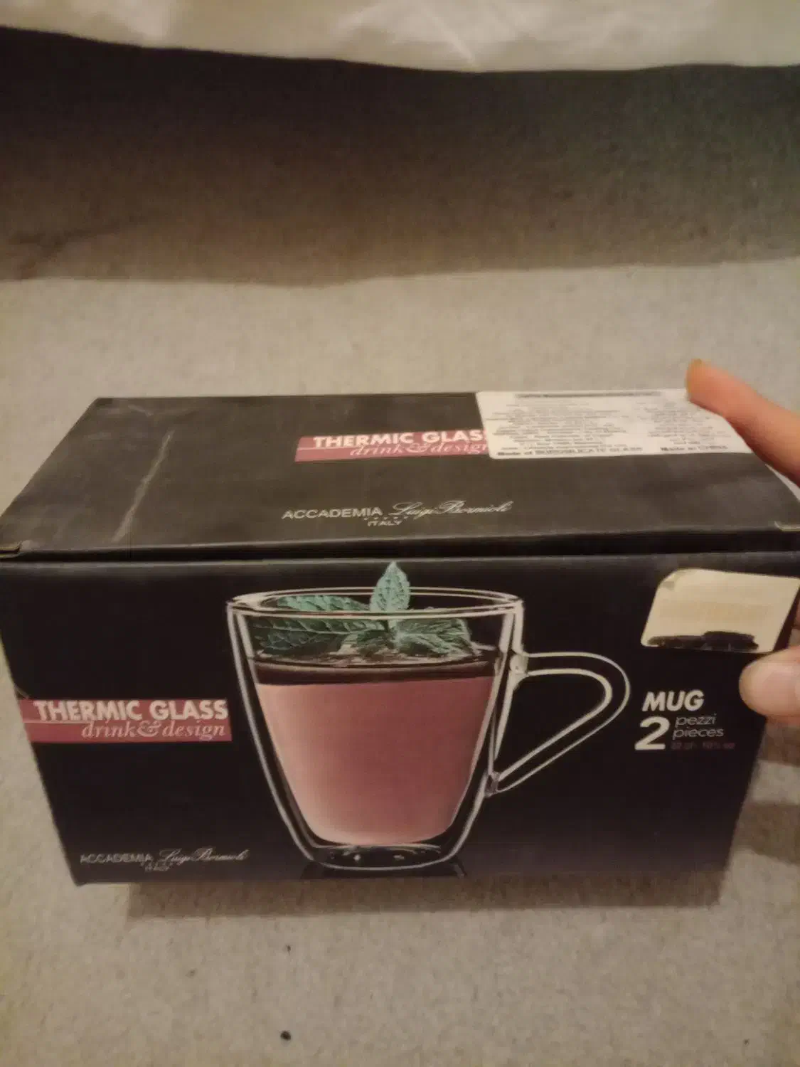 لیوان ماگ شیشه دوجداره پیرکس یه جفت|ظروف سرو و پذیرایی|اصفهان, جلفا|دیوار