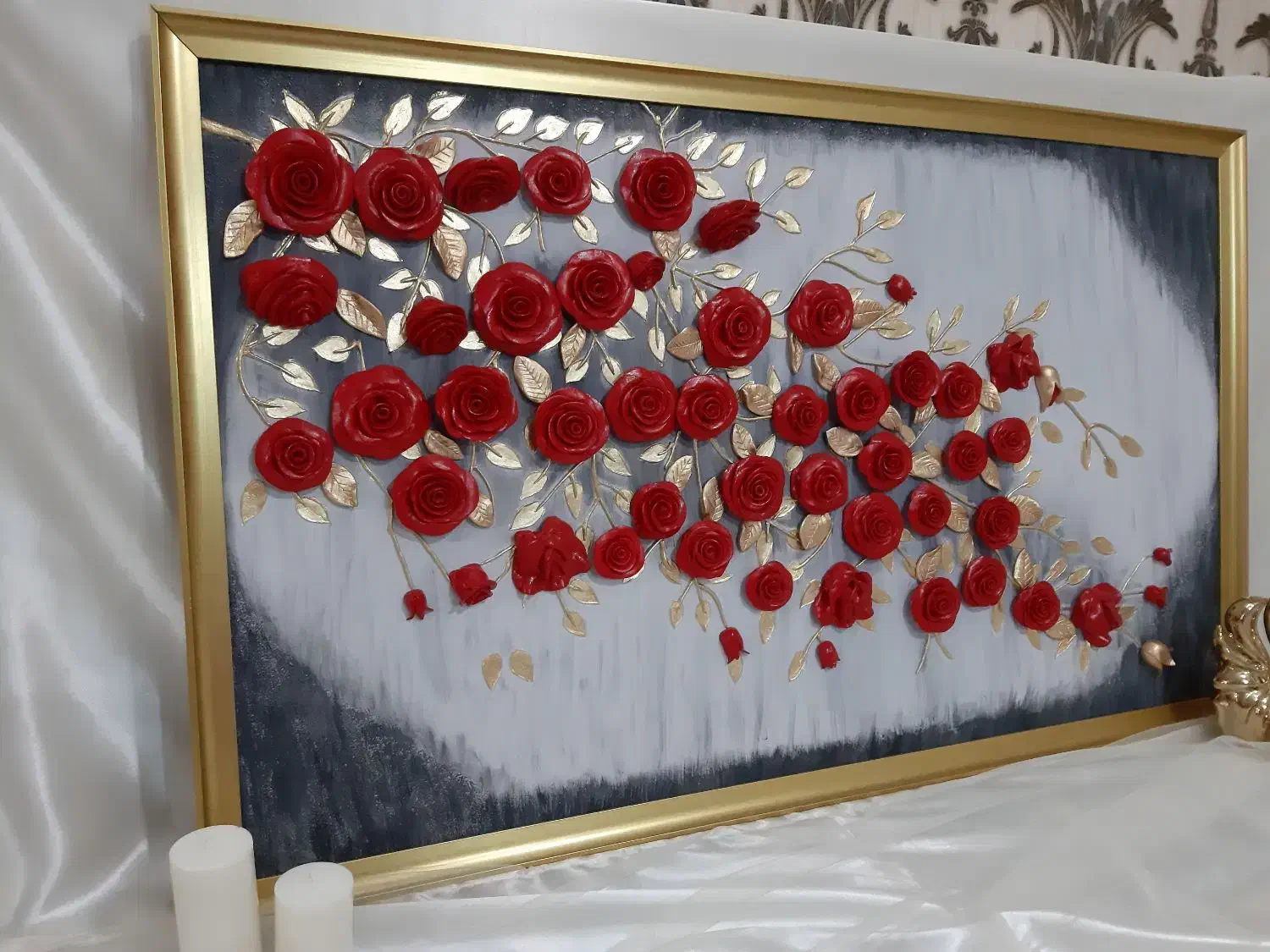 تابلو گل برجسته|تابلو، نقاشی، عکس|ورامین, ورامین|دیوار