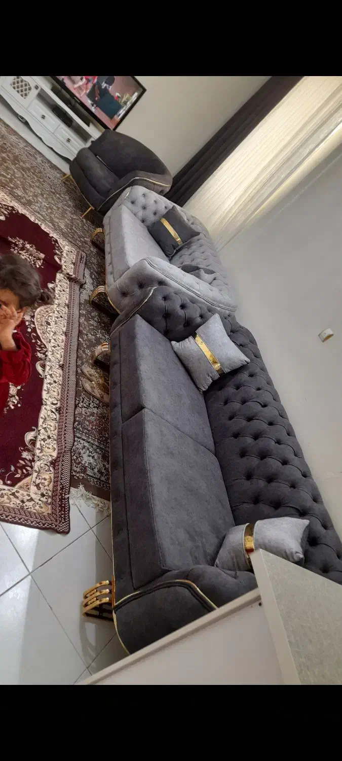 مبل هفت نفره چستر|مبلمان خانگی و میز عسلی|قائمشهر, |دیوار