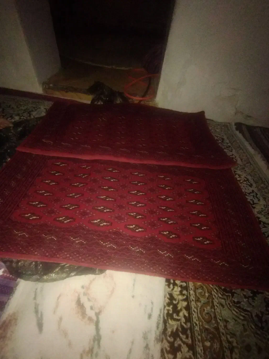 پشتی ترکمنی دست باف|پشتی|شیروان (خراسان), |دیوار