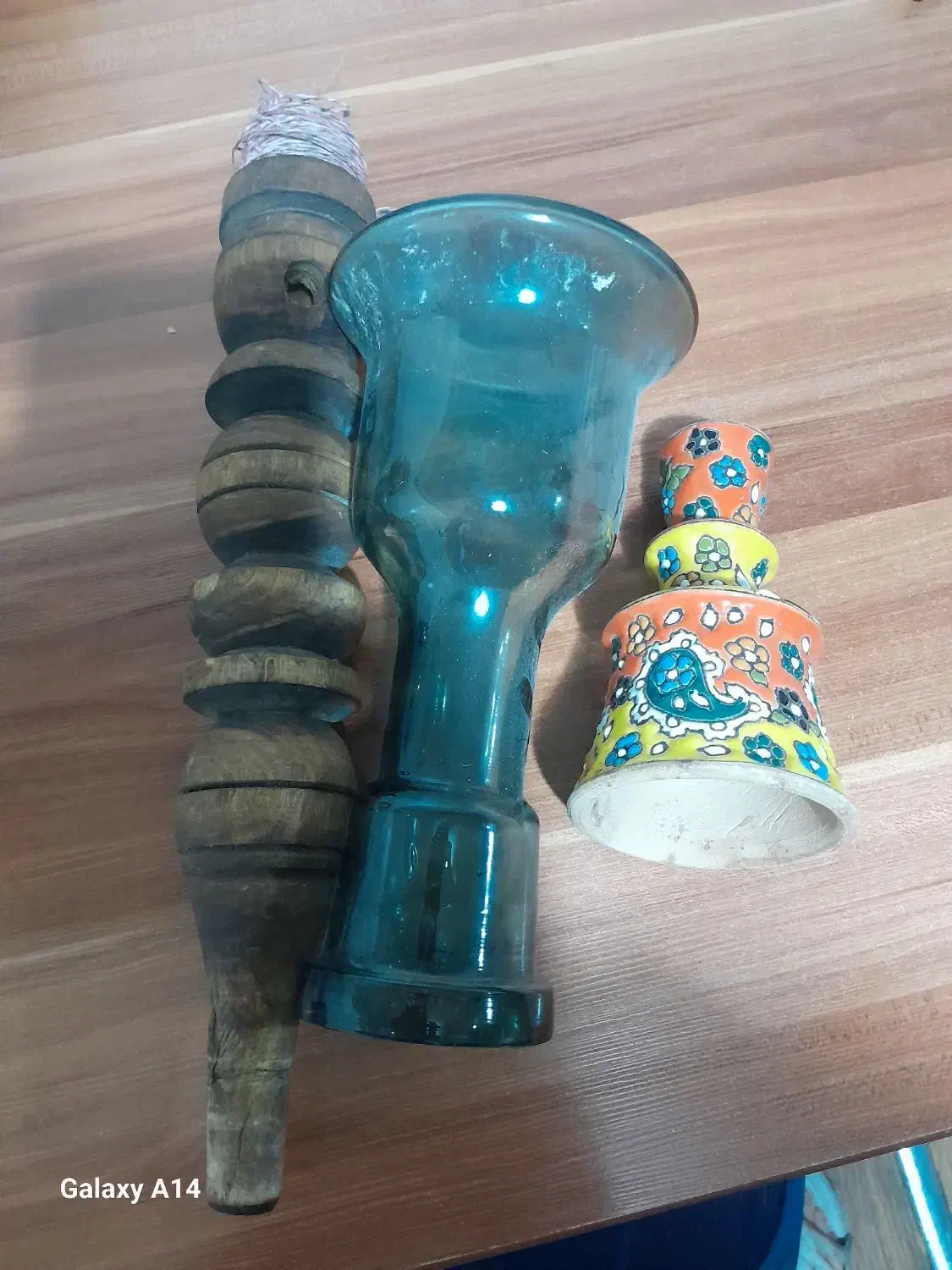 قلیان تنه چوبی چوب گردو|صنایع دستی و سایر لوازم تزئینی|تهران, افسریه جنوبی|دیوار