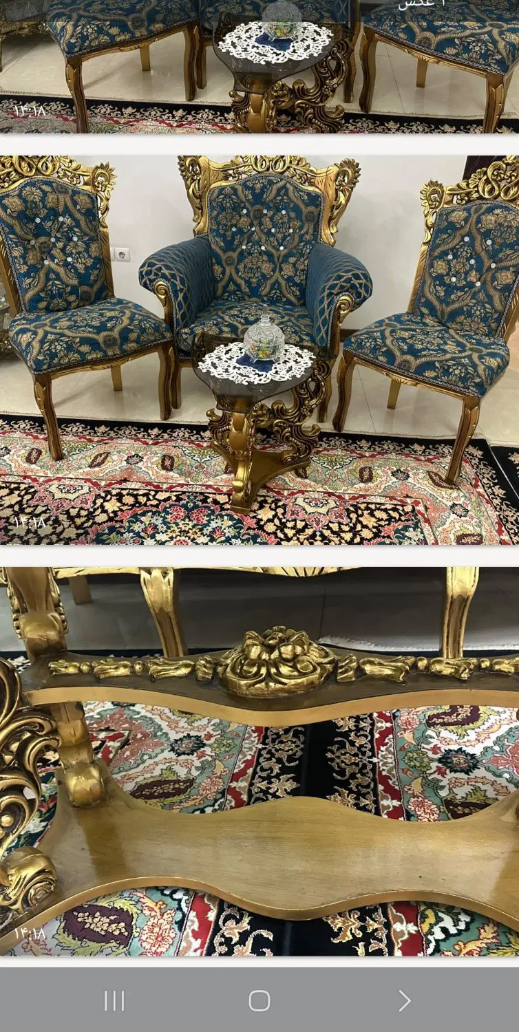 مبل نیمه استیل ۹ نفره|مبلمان خانگی و میز عسلی|تهران, دولتخواه جنوبی|دیوار