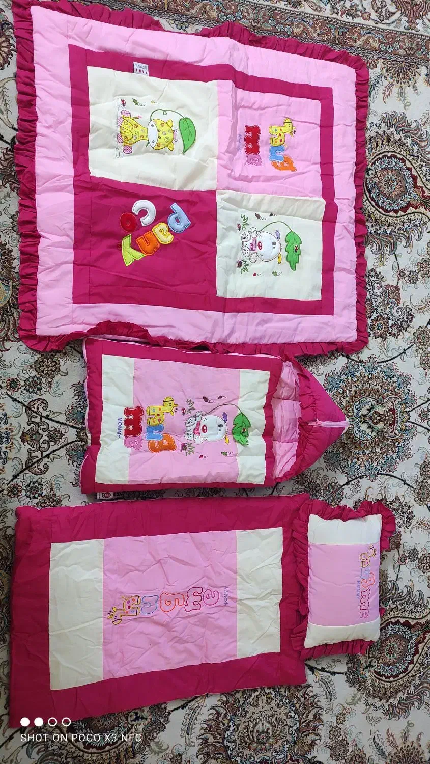 رختخواب نوزاد همراه بالش شیردهی|اسباب و اثاث بچه|تهران, افسریه جنوبی|دیوار