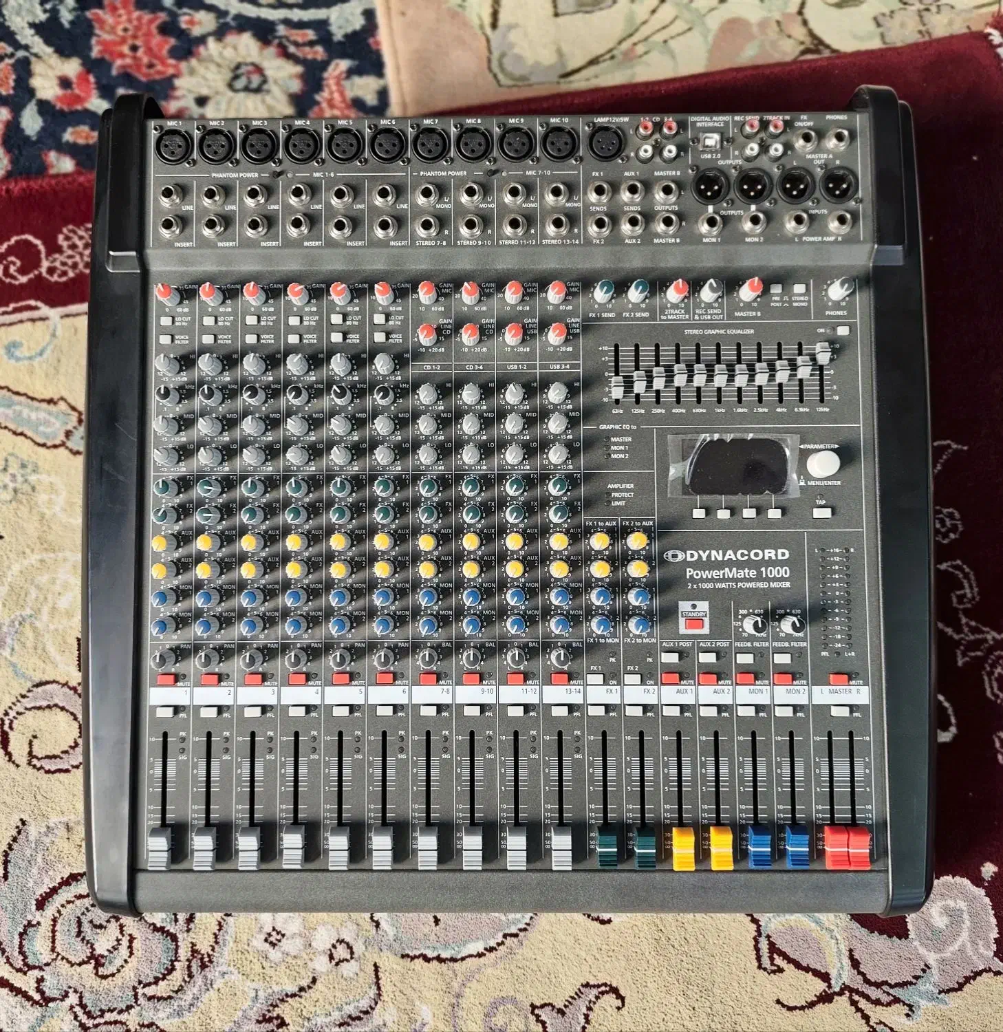 پاور میکسر 1000 دایناکورد در حد نو ۴ پین گرید ۱|سیستم صوتی خانگی|تهران, دهکده المپیک|دیوار