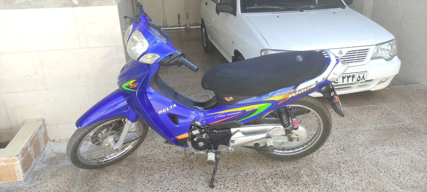موتور طرح ویو دلتا عروسک و در حد نو و پلمب|موتورسیکلت|بندر گناوه, |دیوار
