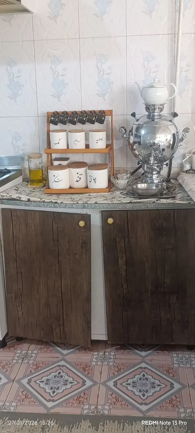 کابینت با سینگ وهود|آب‌چکان و نظم‌دهنده ظروف|الیگودرز, |دیوار