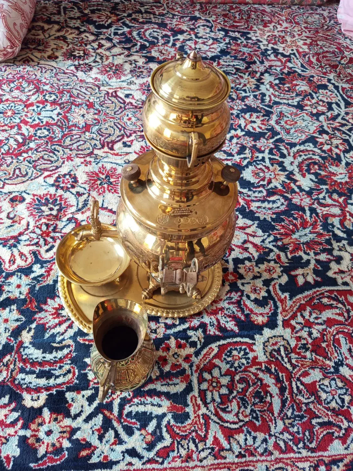 سماور زغالی 3لیتری|کلکسیون اشیاء عتیقه|اهر, |دیوار