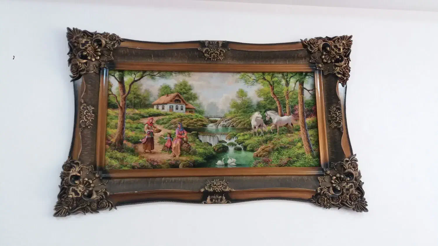 تابلو فرش طبیعت|تابلو فرش|قم, زند آباد|دیوار