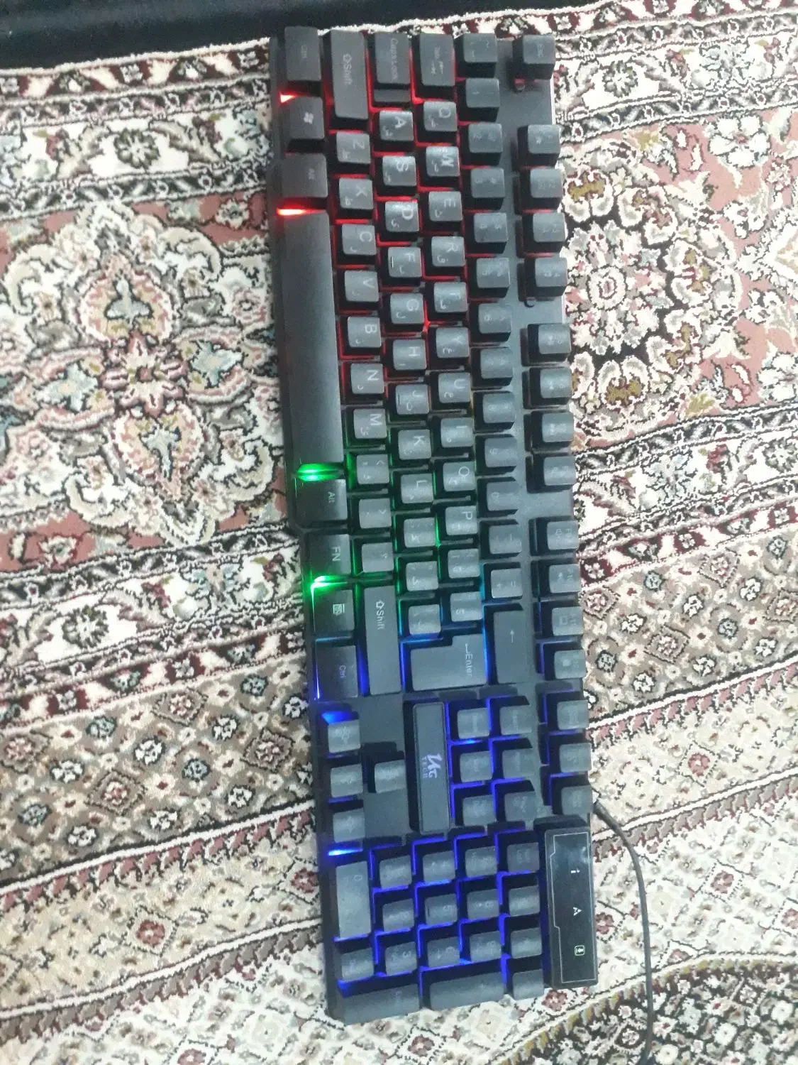 کیبورد RGB tech|قطعات و لوازم جانبی رایانه|ملارد, |دیوار