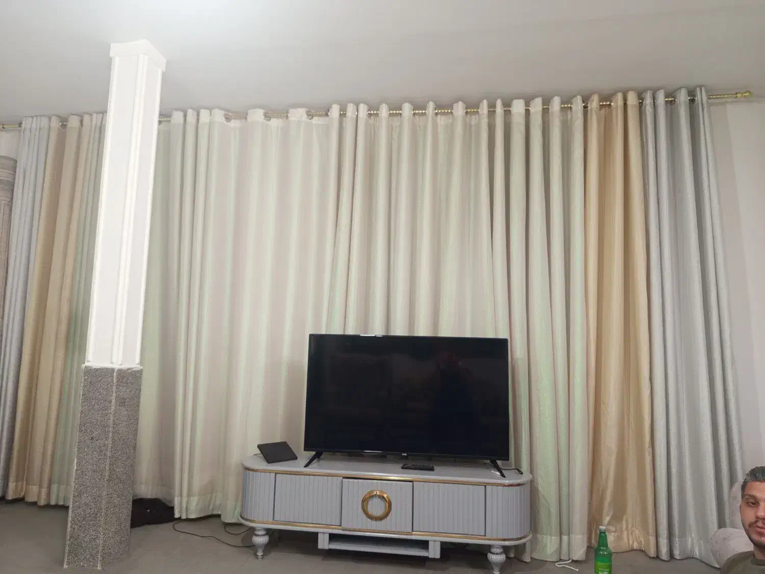 پرده پذیرایی|پرده، رانر، رومیزی|پاکدشت, خاتون آباد|دیوار