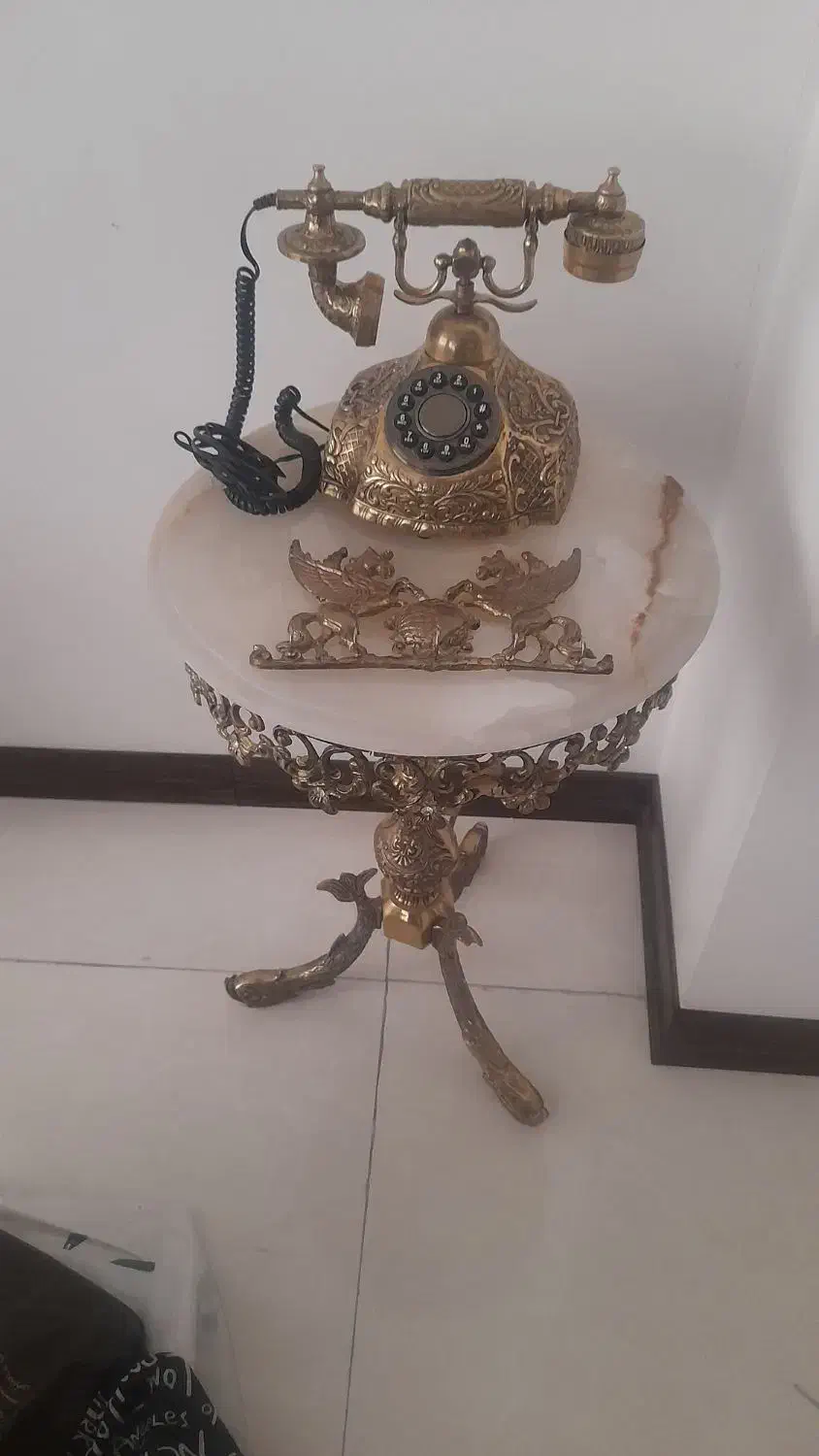 میز و ساعت برنز جا کلیدی|میز تلفن|گلستان (تهران), |دیوار