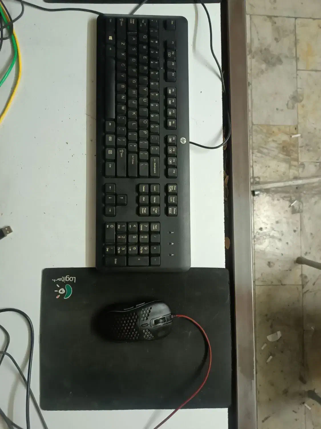 کیبورد وموس اچ پیhp در حد نو|قطعات و لوازم جانبی رایانه|نسیم‌شهر, |دیوار