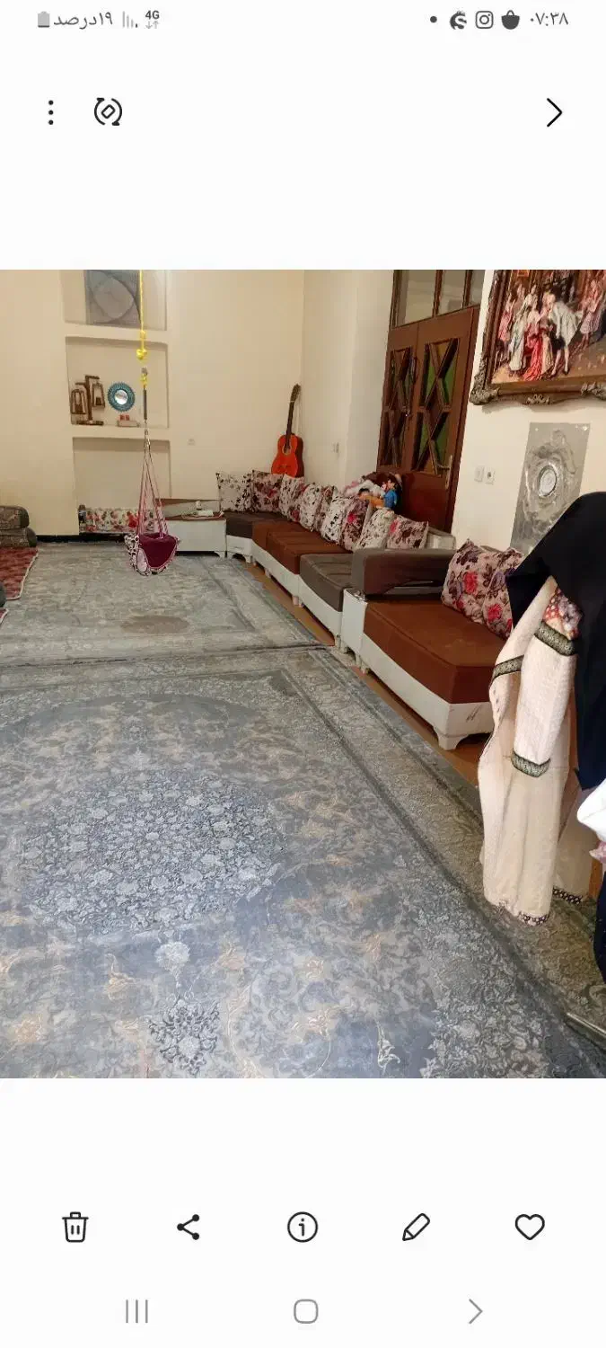 قفروش مبل۷نفره ب قیمت استثنایی|مبلمان خانگی و میز عسلی|ماهان, |دیوار