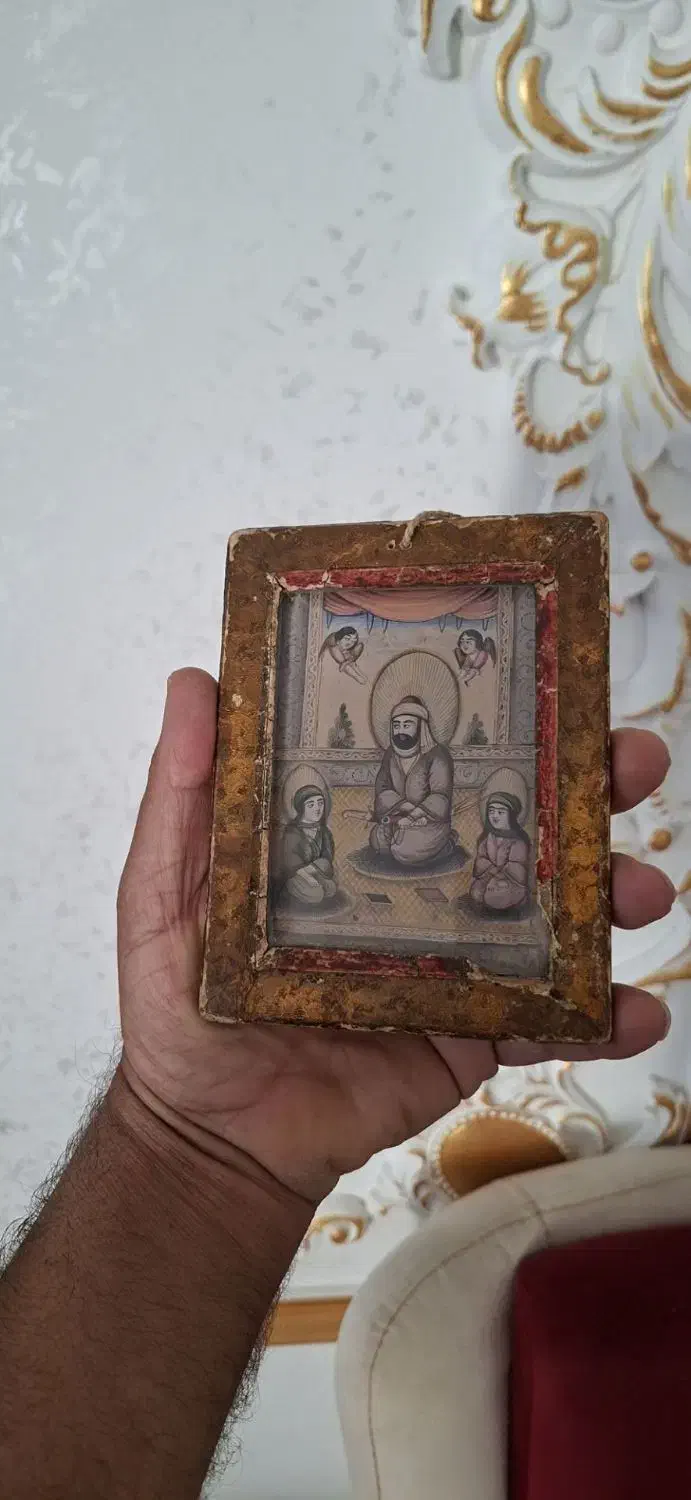 شمایل قدیمی|کلکسیون اشیاء عتیقه|تهران, باغ خزانه|دیوار