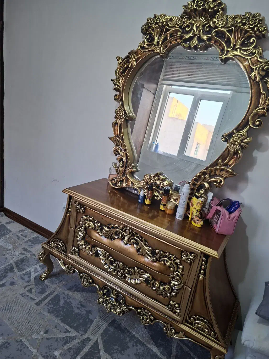 سرویس خواب سلطنتی تمام چوب|تخت و سرویس خواب|تهران, کیانشهر|دیوار