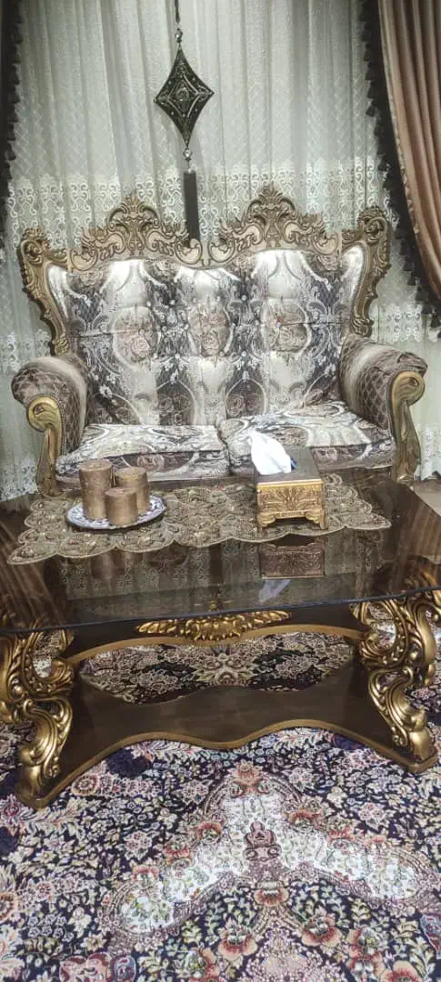 مبل دسته دوم 7نفره|مبلمان خانگی و میز عسلی|رشت, معلولین|دیوار