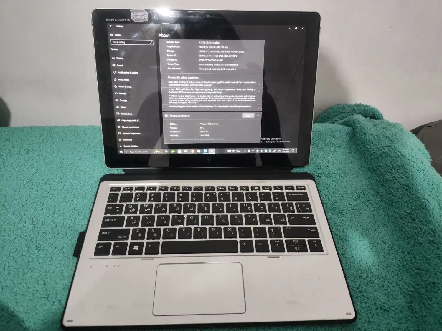 hp elite x2|رایانه همراه|بروجرد, |دیوار