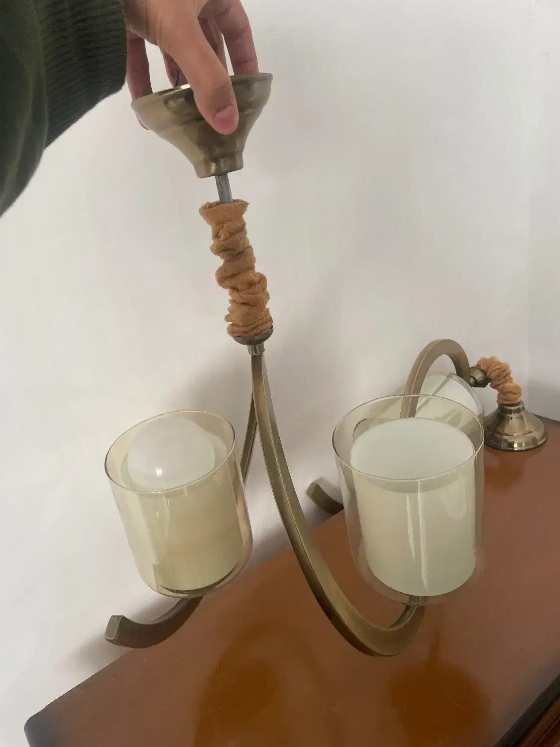 لوستر استیل شاخه ای ۵۰۰|لوستر و چراغ آویز|رباط‌کریم, رباط‌کریم|دیوار