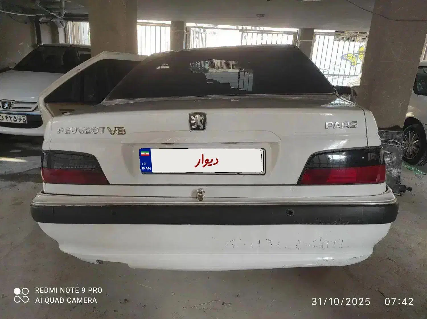 پژو پارس تیوفایو گاز سیمی مدل اسفند 1401 واژگون|خودرو سواری و وانت|بندرعباس, |دیوار