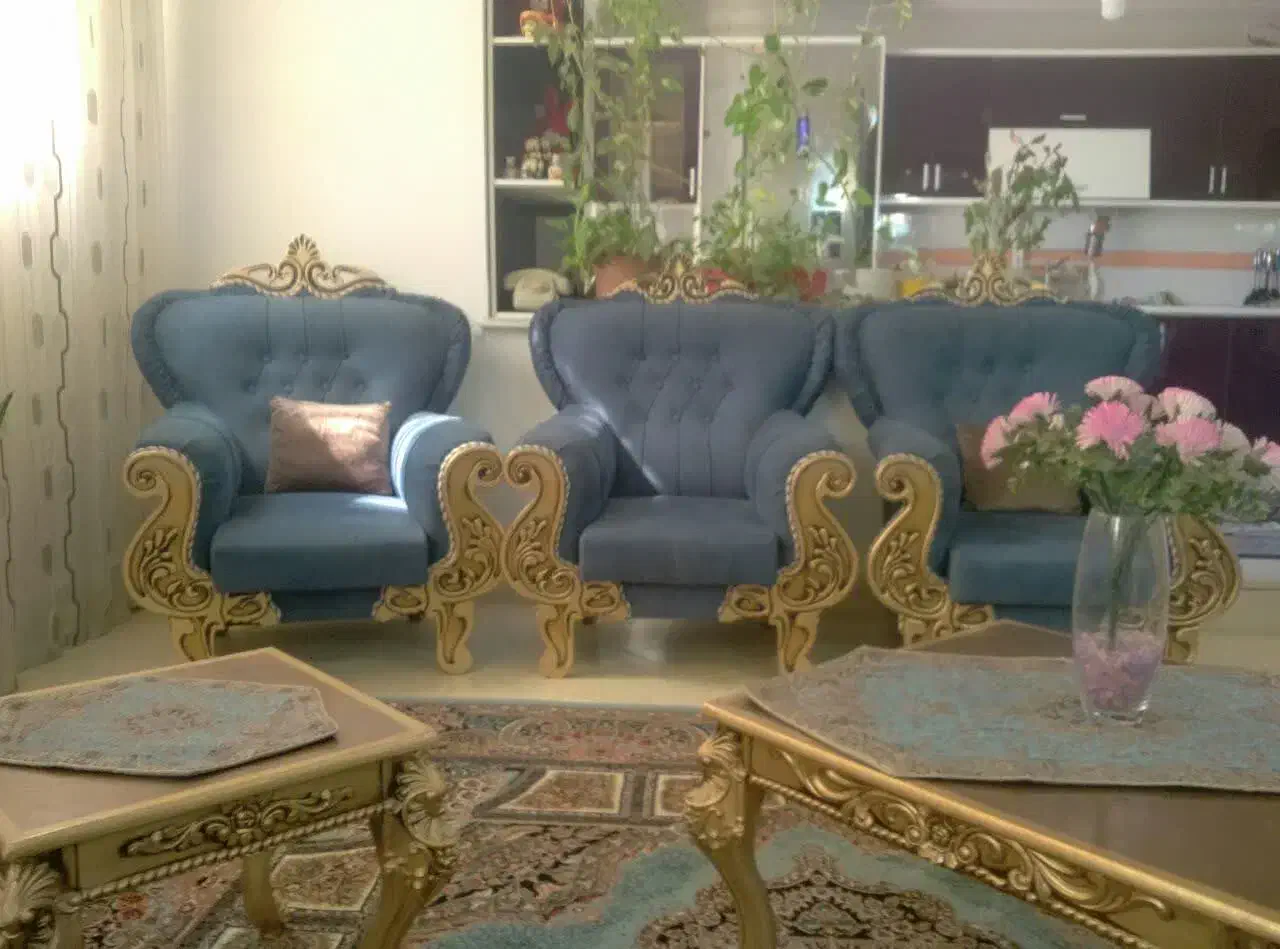 مبل سلطنتی در حد نو|مبلمان خانگی و میز عسلی|شاهرود, |دیوار