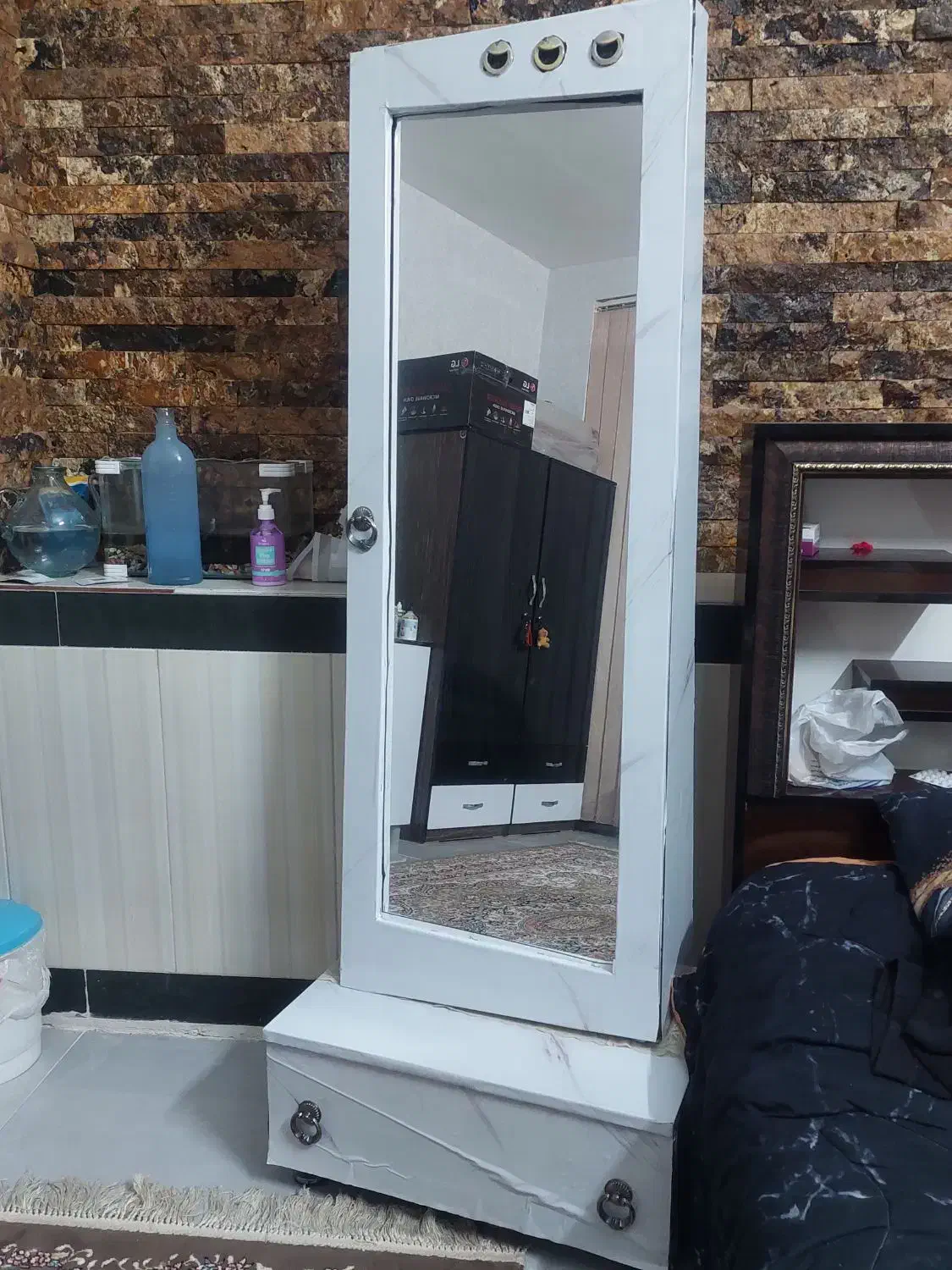 آینه قدی و کشو|آینه|کازرون, |دیوار