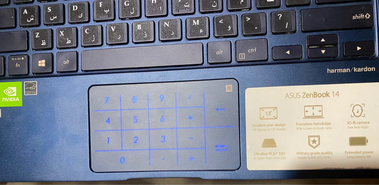 لپ تاپ ایسوس zenbook14|رایانه همراه|اهواز, کیانپارس |دیوار