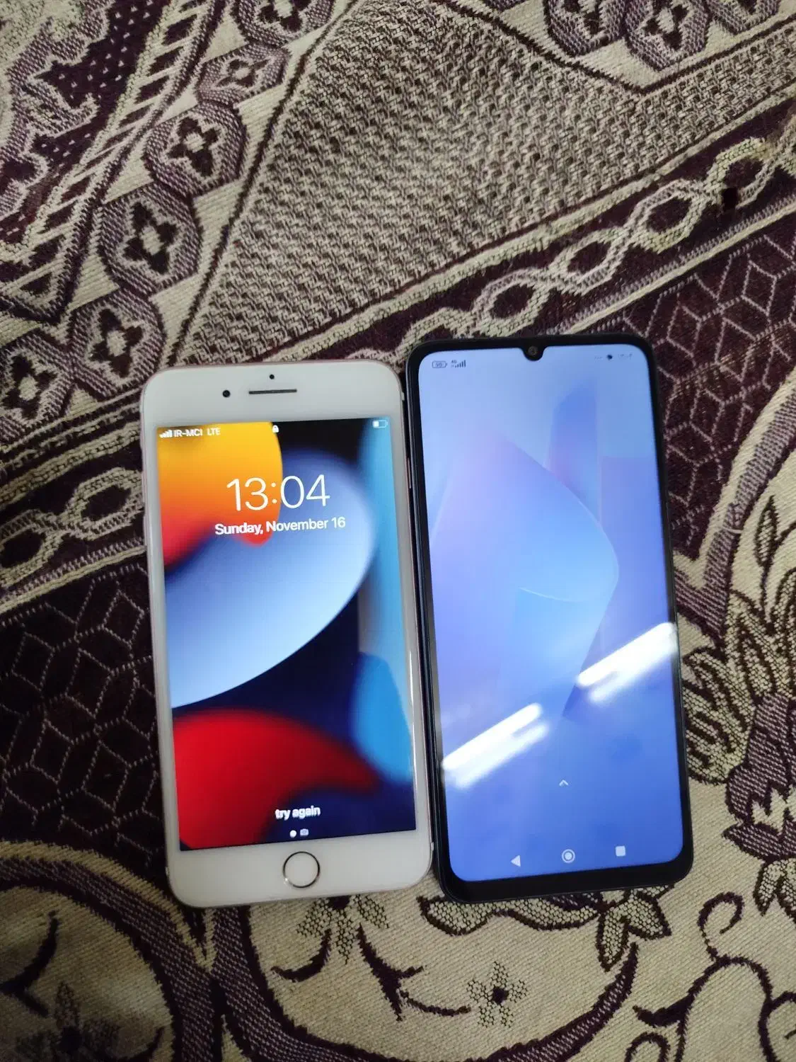 آیفون iPhone 7 plus و پوکو poco c65|موبایل|تهران, خزانه|دیوار