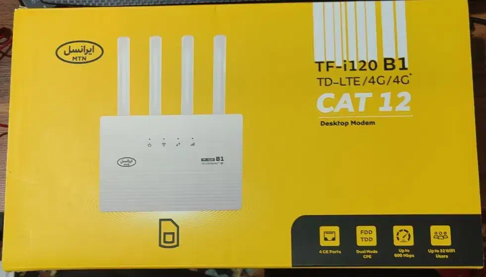 مودم ایرانسل 4G/TD-LTE مدل TF-i120 B1|مودم و تجهیزات شبکه|بهبهان, |دیوار