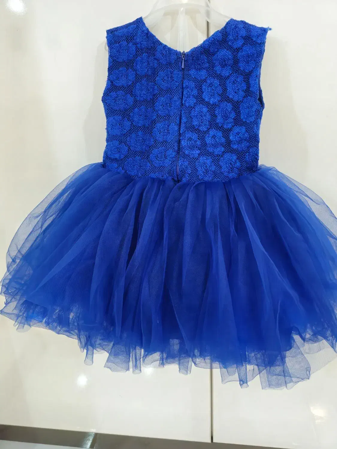 لباس عروس دخترانه آبی کاربنی مناسب ۲ تا ۴ سال|کفش و لباس بچه|خاوران, |دیوار